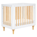 Lolly 4-in-1 Convertible Mini Crib and Twin Bed - White/Natural
