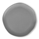 Abigael Stoneware Dinner Plate Set of 4 - Gray