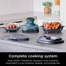 Crispi 3-in-1 Portable Air Fryer Cooking System 4QT & 5 Cup - Blue