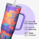 40 oz Insulated Tumbler - Super Bloom