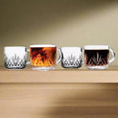 3.5 oz Silver Set of 4 Dublin Espresso Mugs