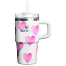 20 oz Stainless Steel H2.0 FlowState Quencher Tumbler - Frost Heart Gradient