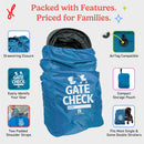 Gate Check Bag for Single & Some Double Strollers - Blue