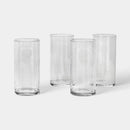 4pk 18oz Tall Hammered Glass - Threshold™