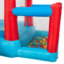 Bounce House with Basketball Hoop and Slide