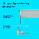 27-Cup UltraMax Filtered Water Dispenser - Grey
