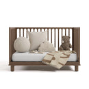 Sicily 3-in-1 Convertible Crib with Toddler Guardrail - Hazelnut