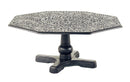 Hanamint, Chateau Octagonal Table with Inlaid Lazy Susan, Desert Bronze