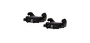 Solana 2 with Latch Pack of 2 Backless Booster Car Seats - Black