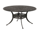 Hanamint, Chateau 54" Round Inlaid Susan Dining Table, Desert Bronze