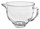 5-Quart Tilt-Head Glass Bowl - Clear