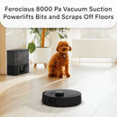 Cordless Robotic Vacuum and Mop - Carbon Steel