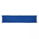 72" x 14" Cotton Textured Table Runner Blue