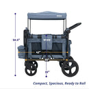 Moov Stroller Wagon 4-Passenger - Blue