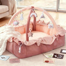 5-in-1 Plush Baby Play Gym - Pink