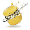 Popsmith Popcorn Popper - 6 Quart Stovetop Stainless Steel Popcorn Maker