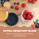 Glass Baby Food Jars - Midnight