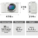 Sony ZV-E1 Mirrorless Camera (White)