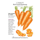 Carrot, Red Cored Chantenay Botanical Interests Seeds
