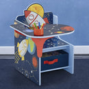 Space Adventures Chair Desk with Storage Bin - Blue