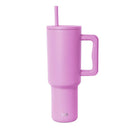 40oz Lidded Tumbler - Lily