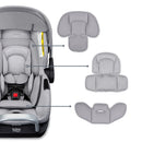 Cypress Infant Car Seat Rear-Facing with ClickTight Base - Ponte Glacier