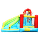 6-in-1 Inflatable Bounce House With Climbing Wall and Basketball Hoop Without Blower
