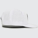 Back Snap Adjustable Baseball Cap - White