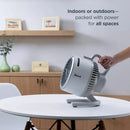 FlexBreeze HydroGo Ultra-Powerful Portable Fan Mists Indoors and Outdoors - Glacier