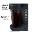 Iced and Hot Single-Serve K-Cup Pod Coffee Maker - Black