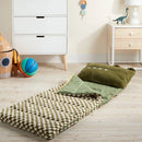 Kids' Alligator Sleeping Bag - Green and White Checkered