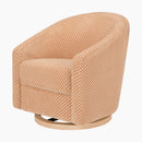 Madison Swivel Glider - Canyon Velvet Checker w/ Light Wood Base