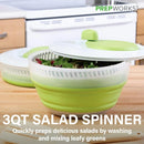 Collapsible Salad Spinner - 3 Quart