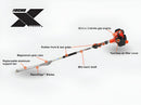 ECHO SHC-2620S Hedge Trimmer 21" Double-Sided 25.4cc Engine