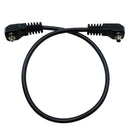 DLC DL-1530 12" PC Male to Female Straight Cord (Black)