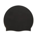Adult Silicone Cap - Black: Swimming Hat, One Size Fits Most
