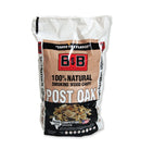 B & B Charcoal 00124 Series Smoking Chips, Post Oak, Wood, 180 cu-in