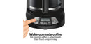 Beach 12 Cup Programmable Coffee Maker Black 46290