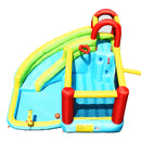 6-in-1 Inflatable Bounce House With Climbing Wall and Basketball Hoop Without Blower