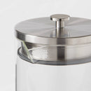 67Oz Glass Pitcher With Stainless Steel Lid