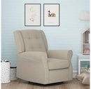 Eden Nursery Tufted Wingback Gliding Chair - Cream