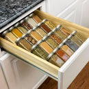 Medium Spice Rack Drawer Organizer - Silver