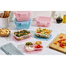 Ello 10-Pack Snap and Nest Meal Prep Food Storage Containers - Blue