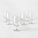 16oz 6-Pack Glass Goblets - Traditional Lead-Free