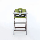 Beyond Wooden High Chair with Tray - Mahogany/Olive