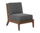 Berlin Gardens, Mayhew Center Armless Chair, Brazilian Walnut
