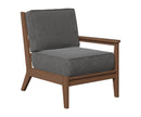 Berlin Gardend, Mayhew Left Arm Sectional Club Chair, Brazilian Walnut