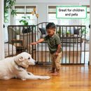 The Thruway Baby Gate - 72XW Series - Bronze