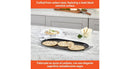 Oval Griddle Pan for Tortillas - Black