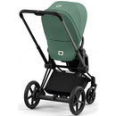 e-Priam2 Electric Stroller - Leaf Green / Matte Black